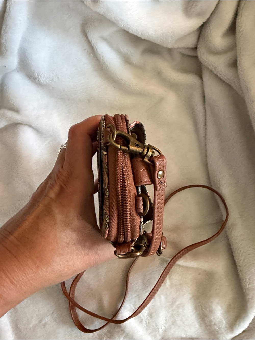 Sakroots Brown Multi-Pattern Mini Crossbody - Picture 5 of 7